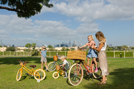 Family bicycle routes Dubai
