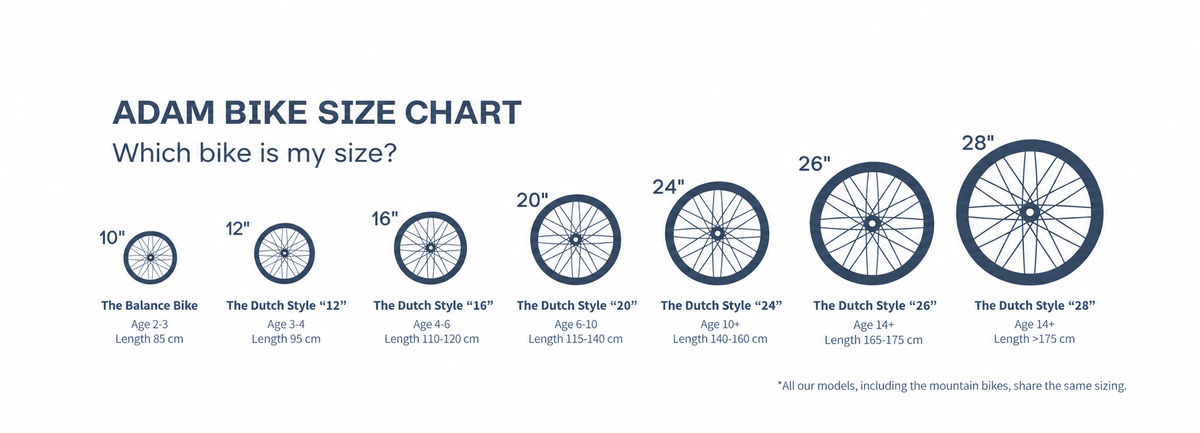 Bike size chart