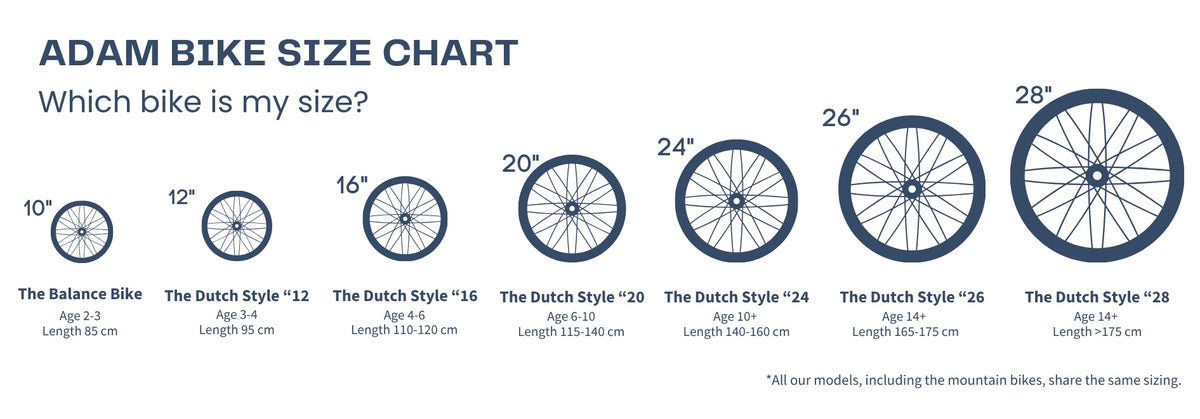 Bike size chart