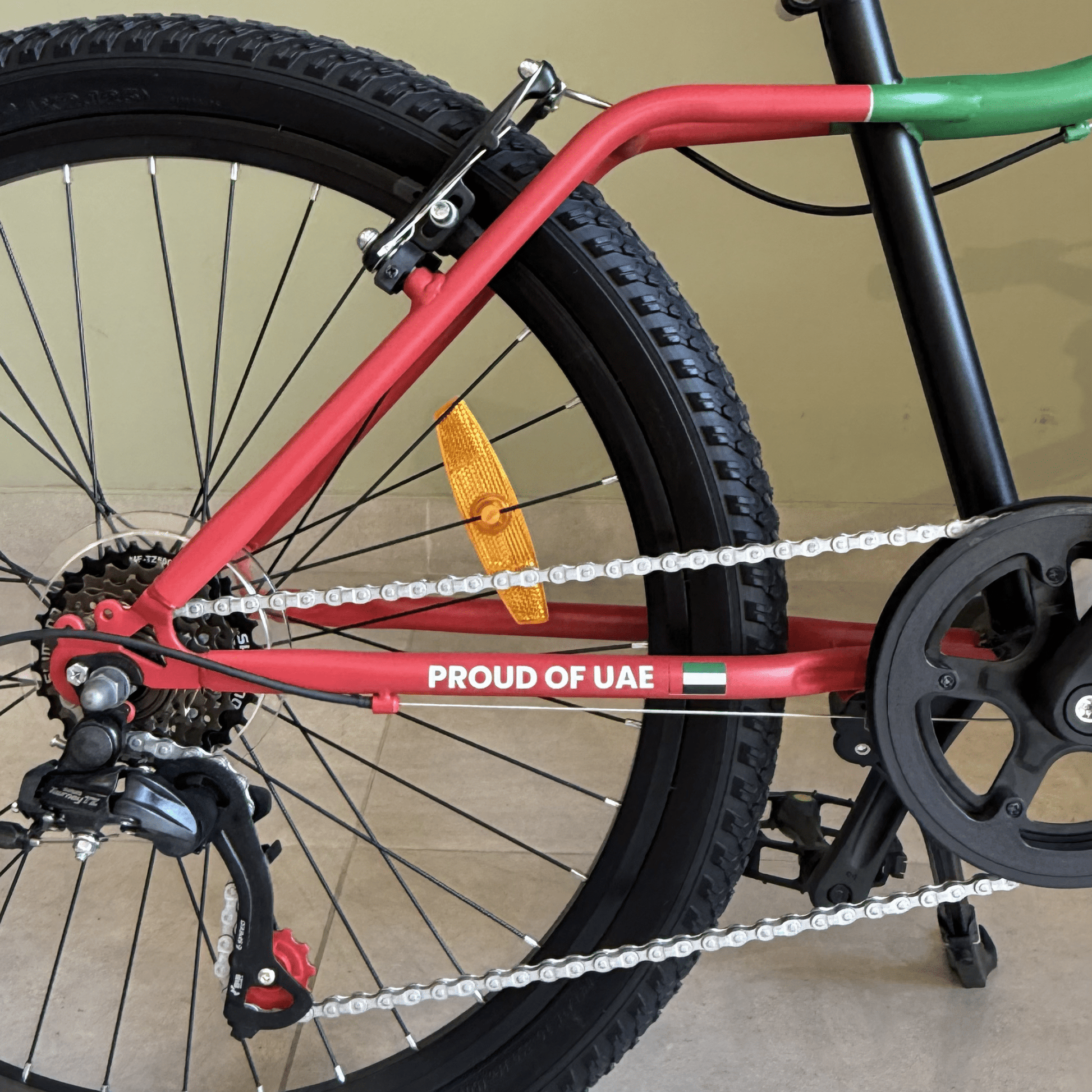 The 24" Mountain Bike UAE colors - The Adam Store