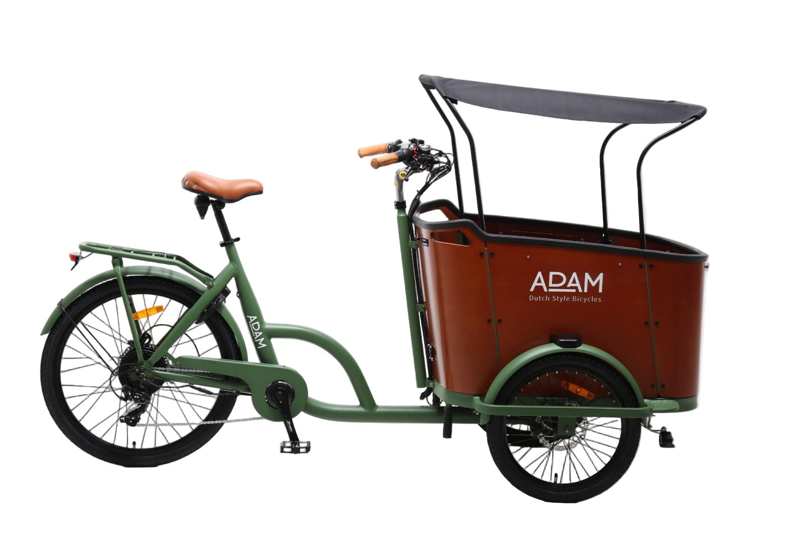 lastenfahrrad niederländisch Adam Three- Wheel Electric Cargo Bike with front Box – The Adam Store