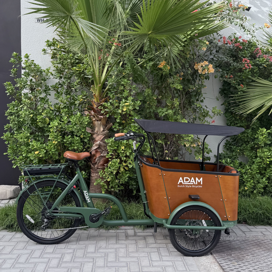 The Electric Cargo Green- 3 wheels Display
